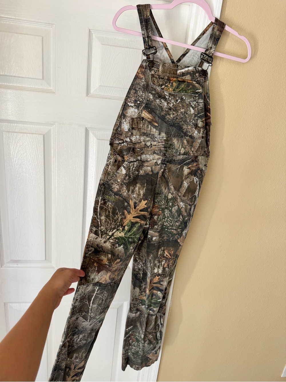 Magellan Outdoors Realtree Camo Hunting Bib Overalls Size L